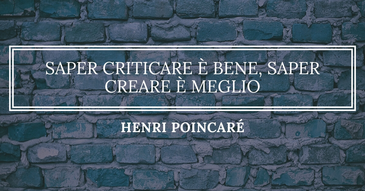 frase famosa di henri poincare