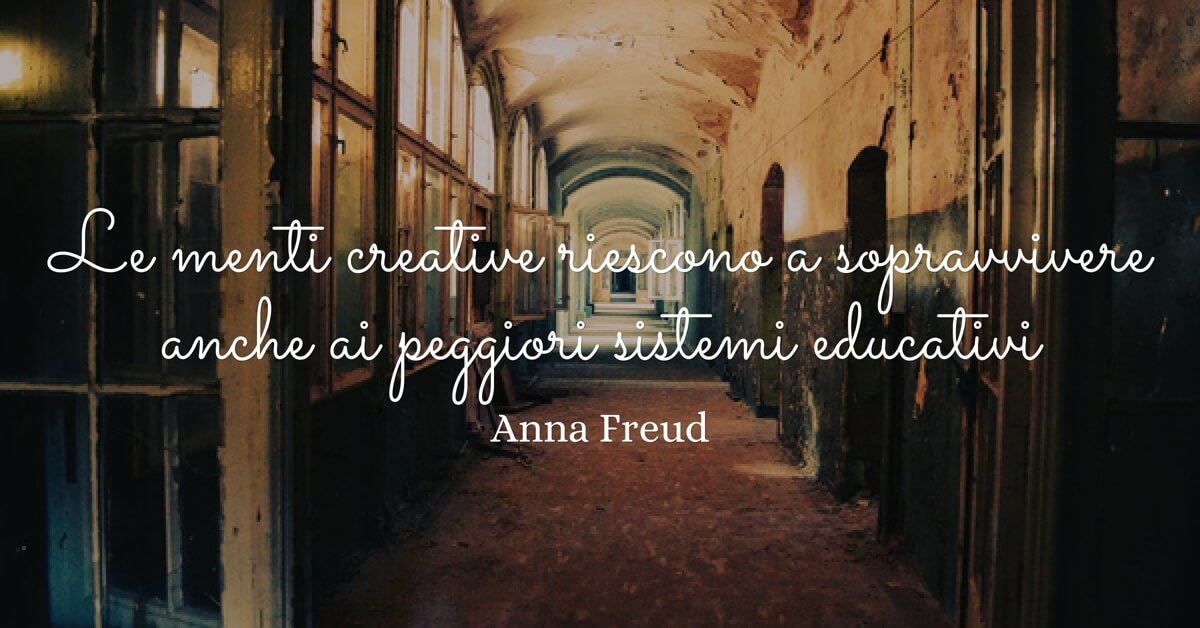 citazione su creatività di anna freud