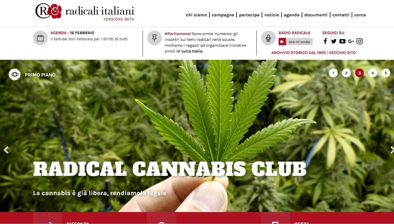 sito dei radicali