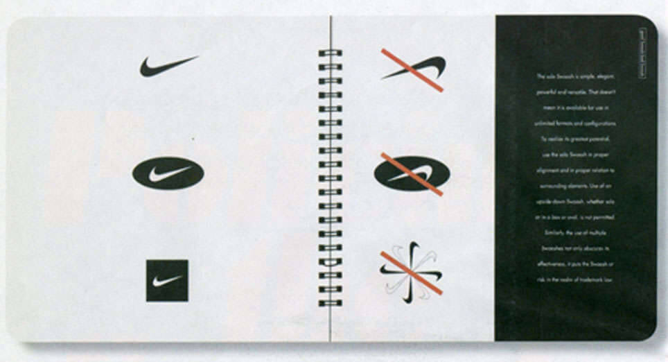 bozze del logo nike della designer Davidson