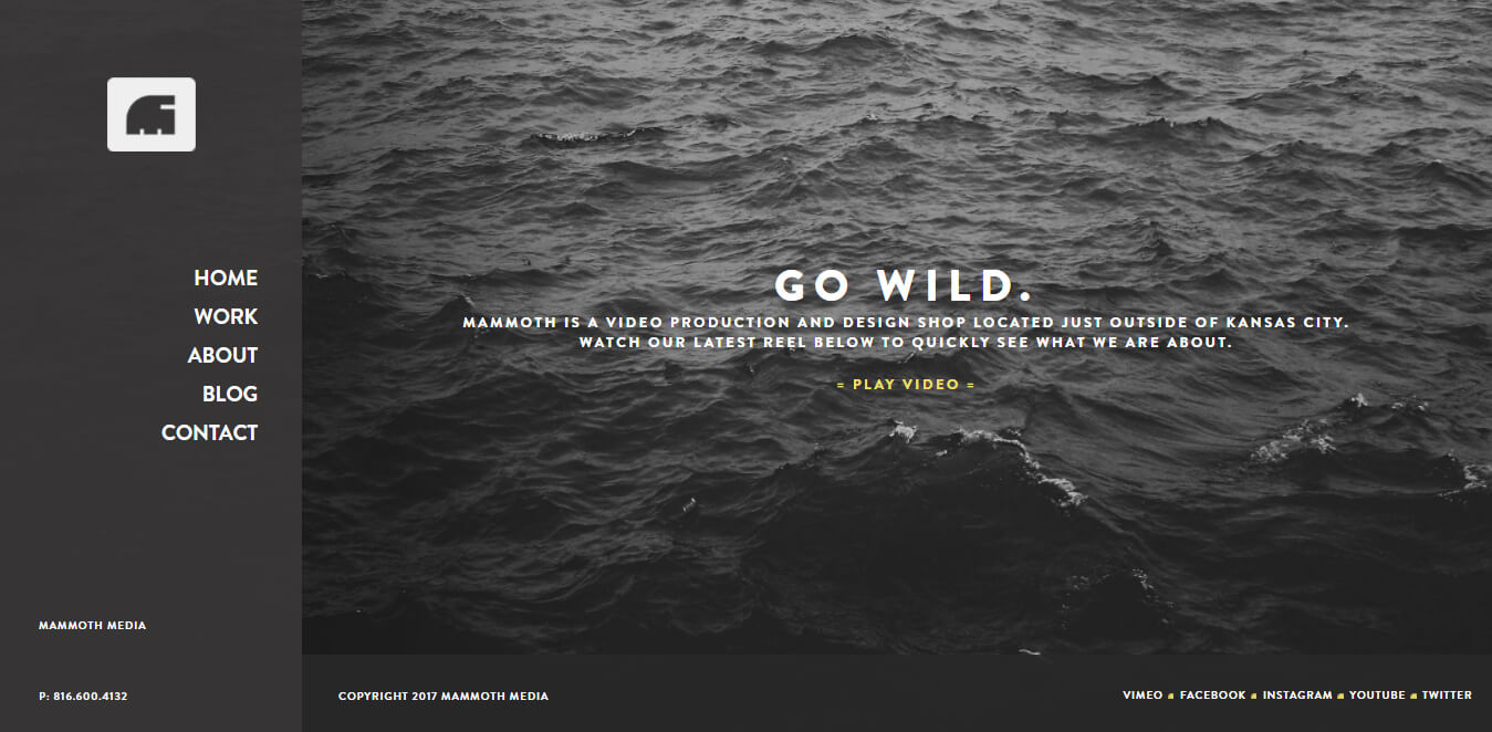 esempi dark web design