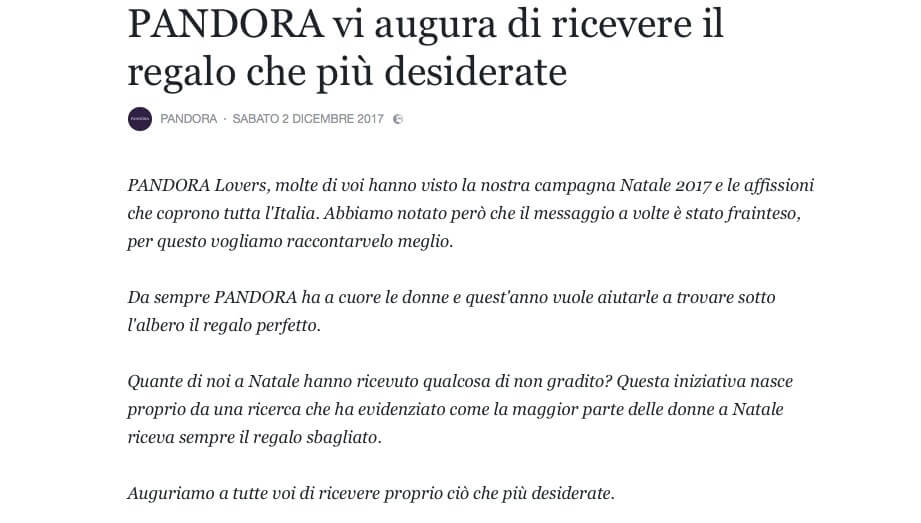 social media marketing pandora