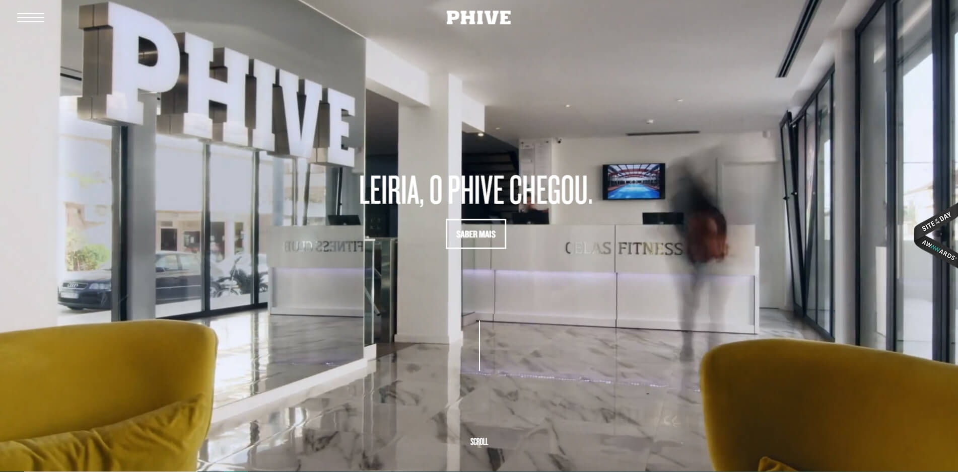 esempio sito web per centro fitness