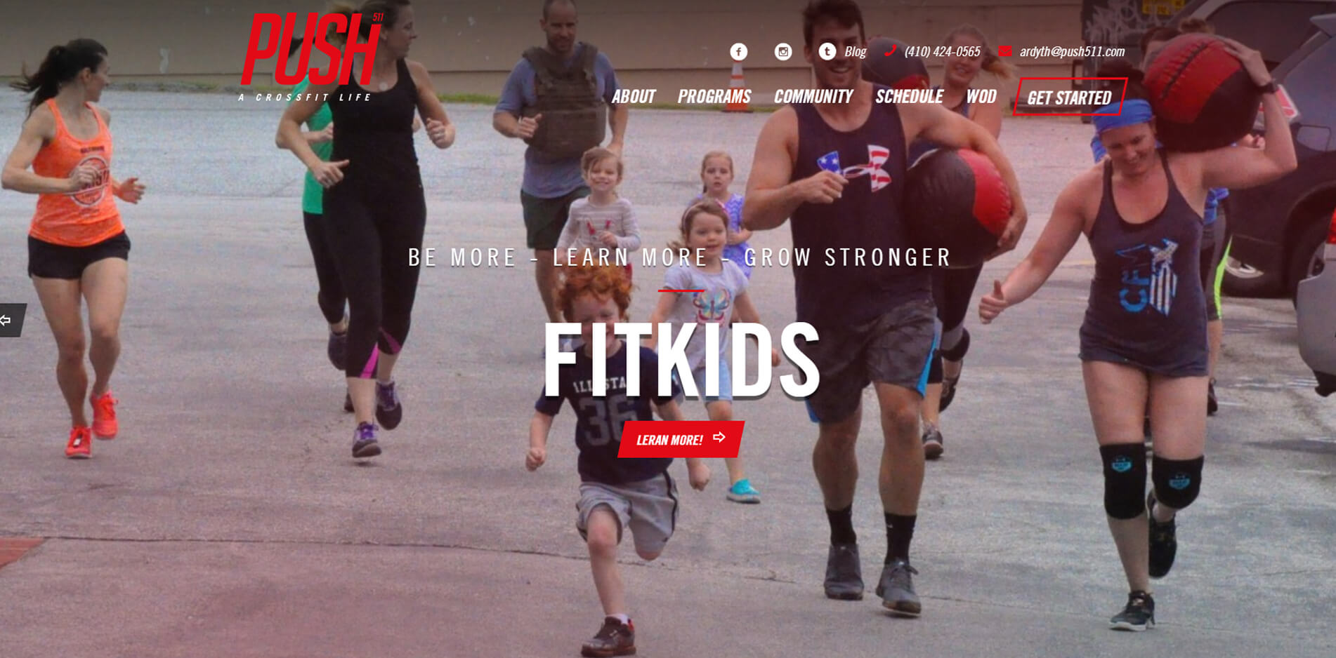 esempio sito web per centro sportivo