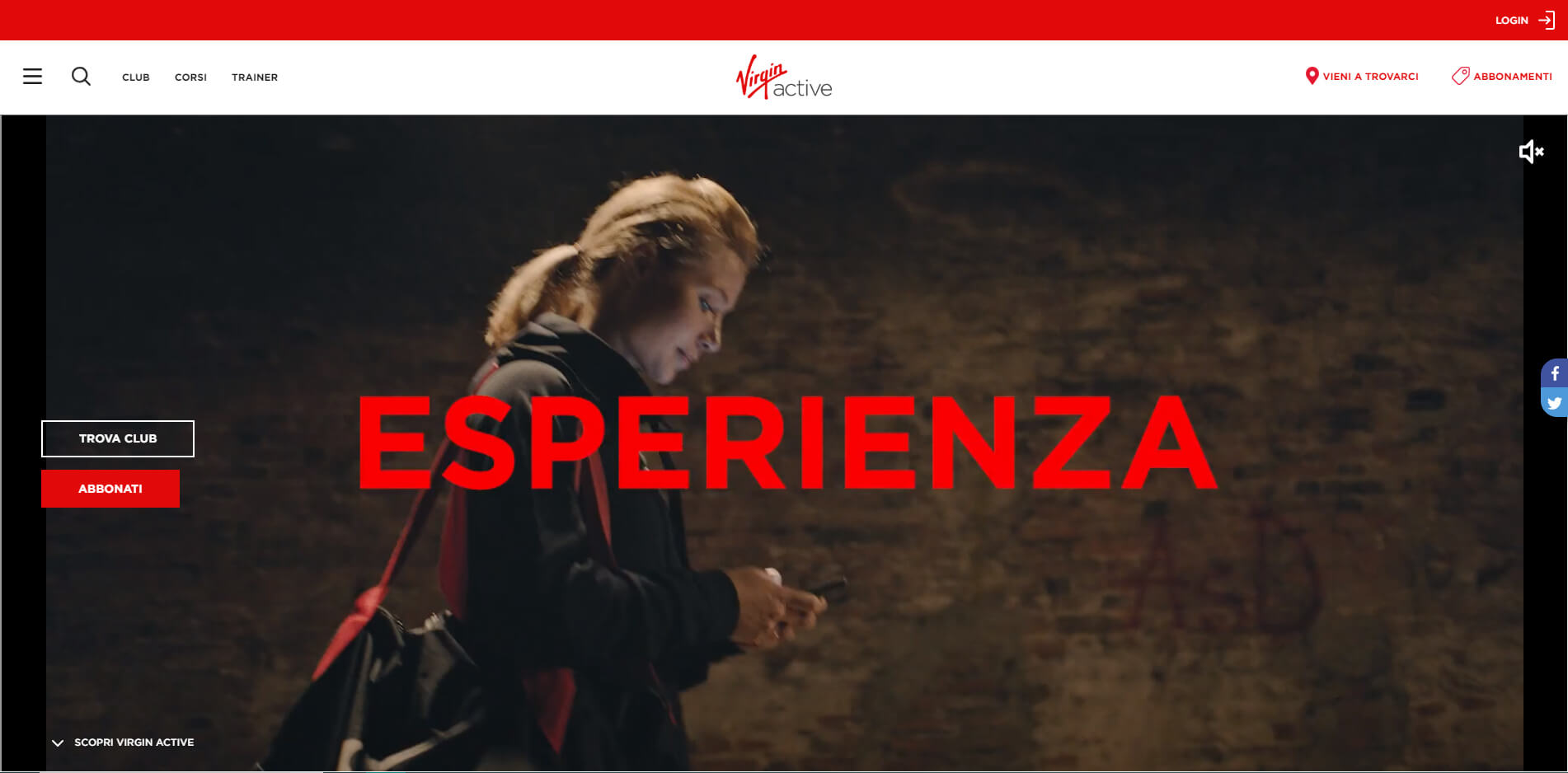 esempio sito web palestra franchising