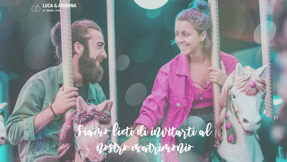 esempio e idee sito web matrimoni