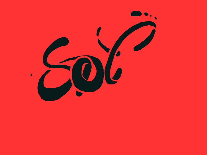 esempio animazione lettering