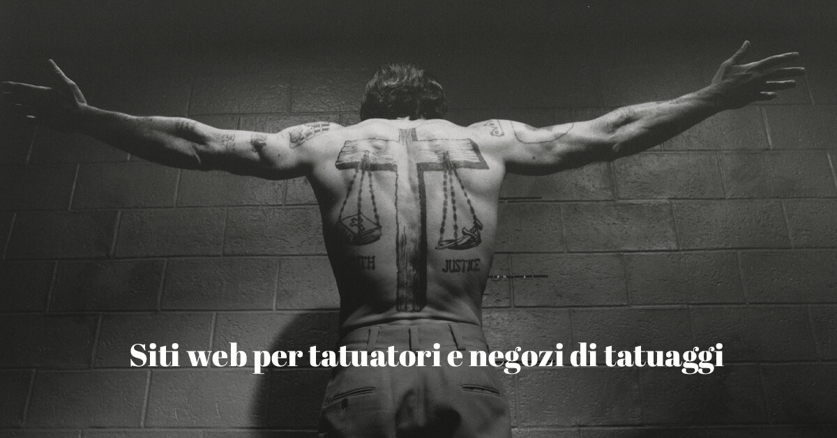 siti web per tatuatori, negozi di tatuaggi e tattoo shop