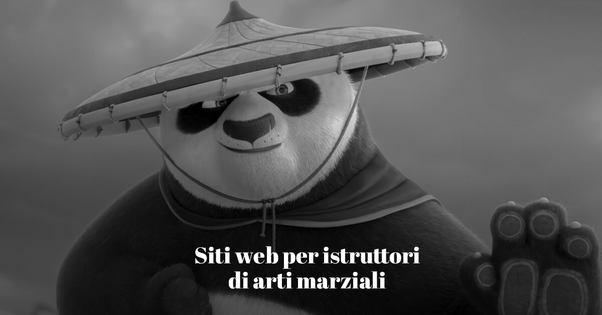 siti web per istruttori di arti marziali