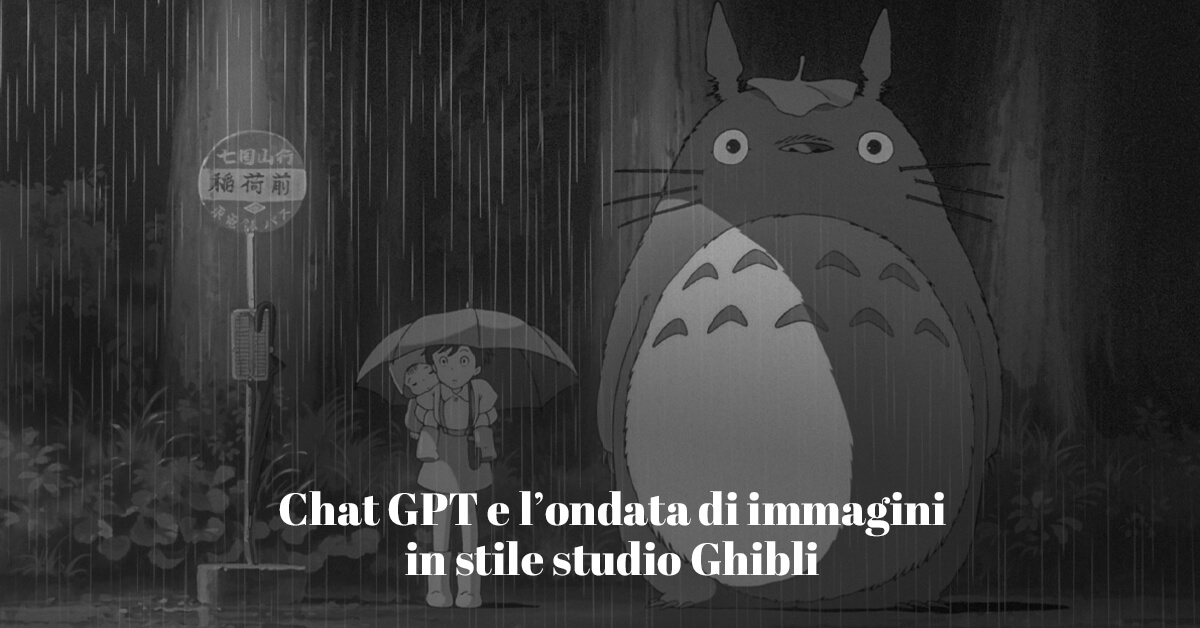 ChatGPT e la creazioni di immagini in stile Studio Ghibli