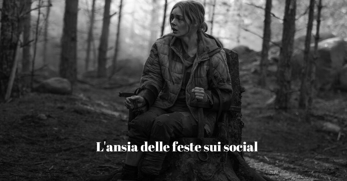 L'ansia delle feste sui canali social
