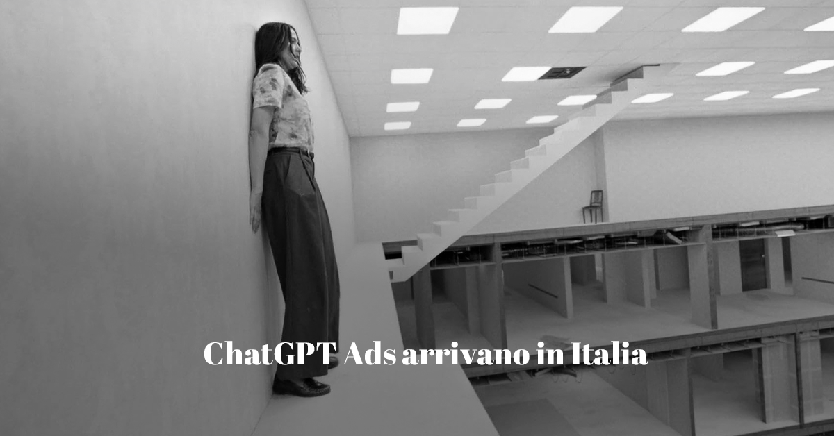 ChatGPT Ads arrivano in Italia